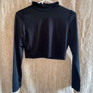 Shein Turtle Neck Cropped Top